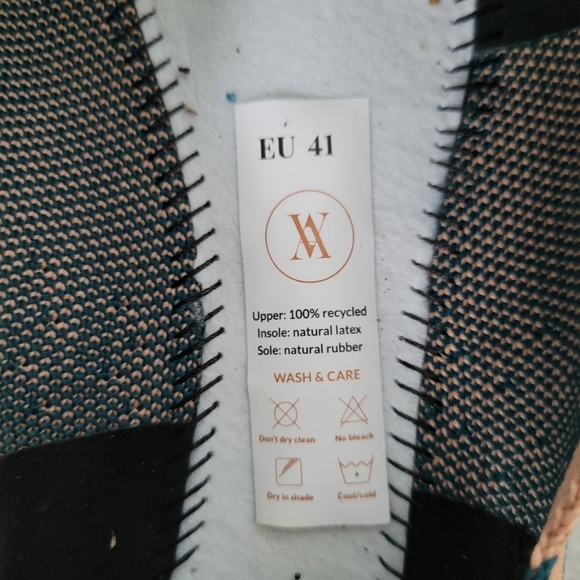 VIVAIA Vienna Pointy Flats Pointed-Toe V-Cut Flats Green Peacork 9.5 - Picture 12 of 16